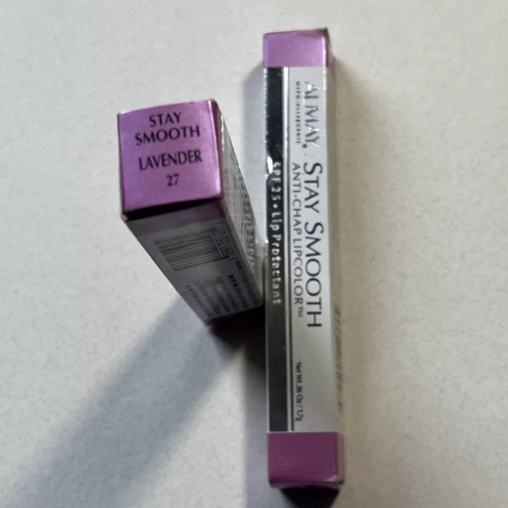2x ALMAY Stay Smooth Anti-Chap Lipcolor w/ SPF 25 - Lip Protectant #27 LAVENDER